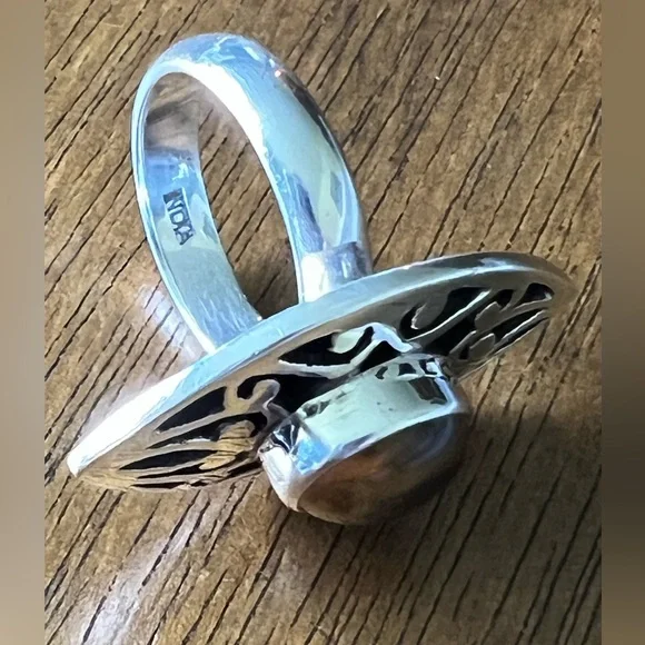 Artisan Crafted Sterling Silver Citrine Ring - Picture 8 of 9